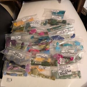 DMC Vibrant Embroidery Floss Set Over 80 Items